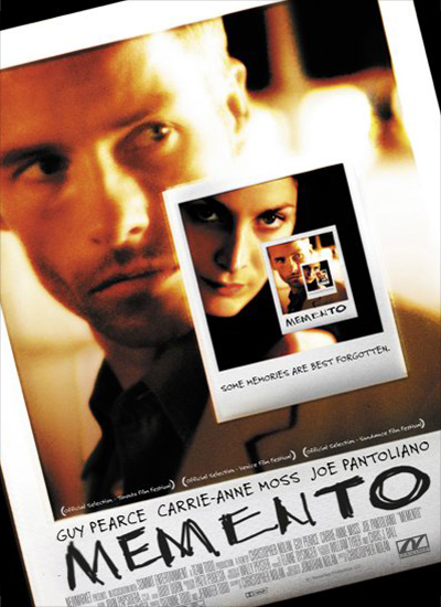 메멘토 포스터, GUY PEARCE CARRIE-ANNE MOSS JOE PANTOLIANO MEMENTO