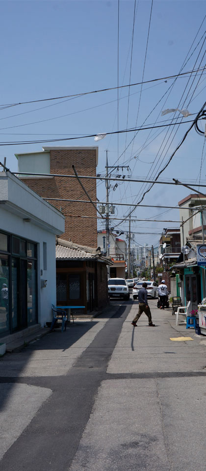 속초의 골목길 풍경1
