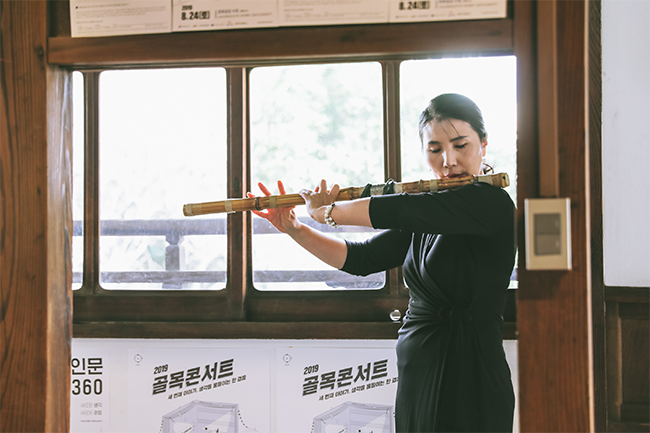 대금연주자 염명희님의 연주