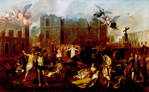 João Glama Strobërle, 1755년 지진의 알레고리 (리스본 국립고미술관 소장)