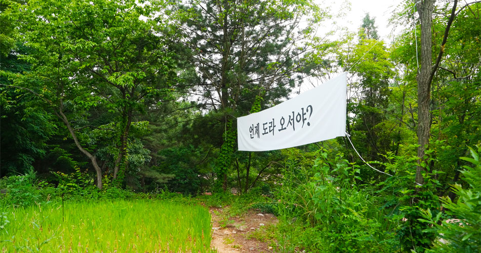 잊을 수 없던 한 마디 - 언제 도라 오서야?