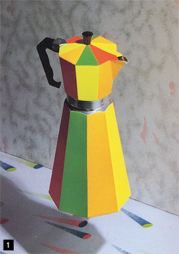 알레산드로 멘디니의 진부한 사물(Oggetto banale - caffettiera)