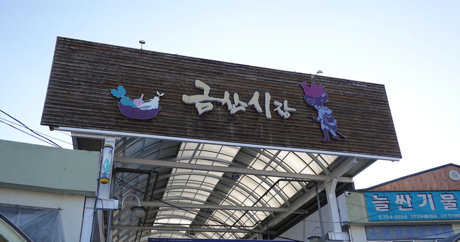 금산시장 시네마켓 청년몰 입구 정수림