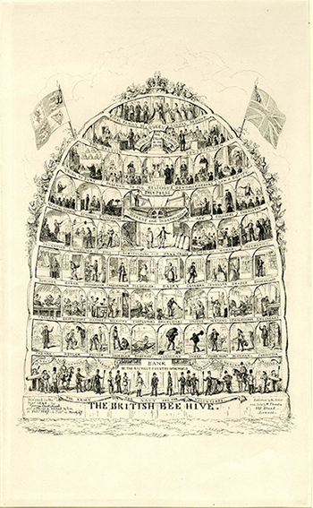 조지 크룩생크(George Cruikshank)의 대영제국 꿀벌통(The British Bee Hive)