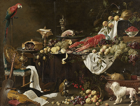 아드리엔 반 우트레히트(Adriaen van Utrecht)의 연회상 정물화(Banquet Still Life)