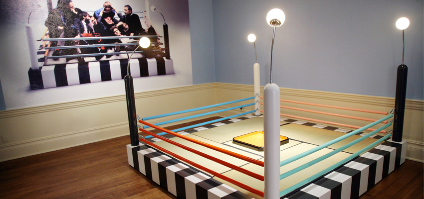 우메다 마사노리가 디자인한 ‘복싱 링(Boxing Ring)’ © 2017, Art Media ARTNEWS, LLC. 110 Greene Street, 2nd Fl., New York, NY 10012.