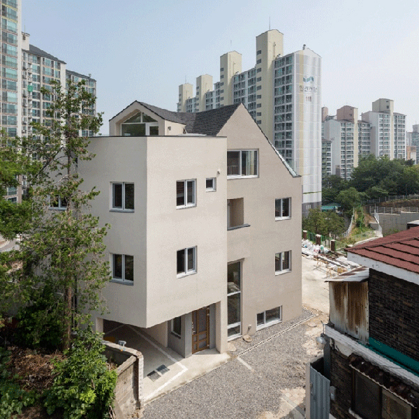완두콩 주택 전경 