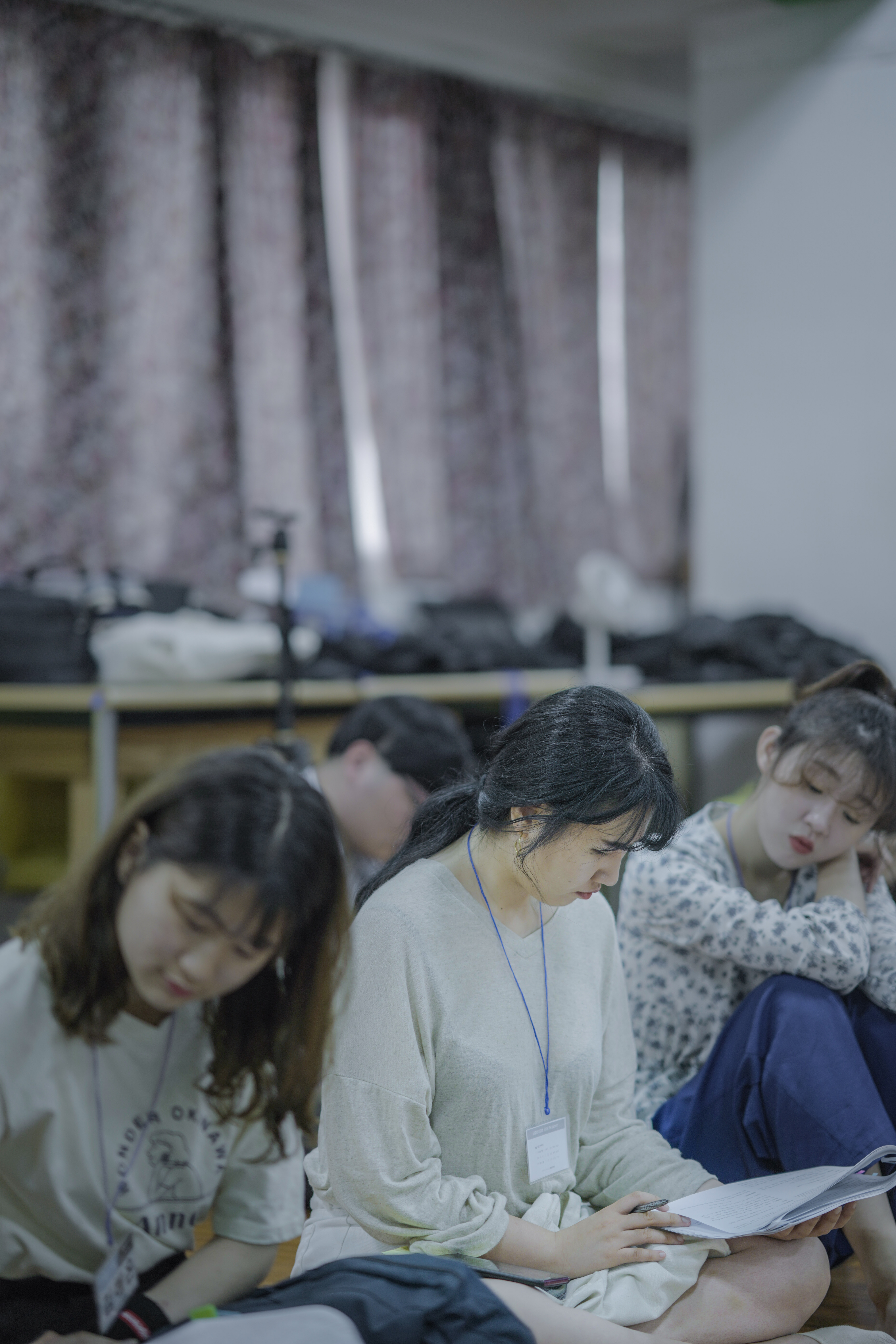 과감한 뮤지컬 연습현장