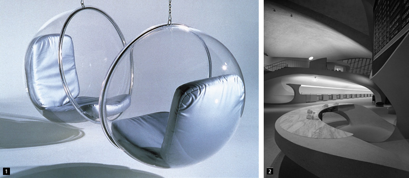 공의자 (Ball Chair)와  TWA 공항 터미널