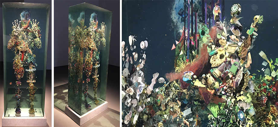 더스틴 옐린(Dustin Yellin; 미국, 1975~)의 심리지리학 47(Psychogeography 47)(2014) ©김민정