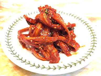 엄마의 도라지 장아찌 무침