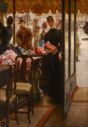 제임스 티소(James Tissot) 백화점 여점원(La Demoiselle de Magasin)