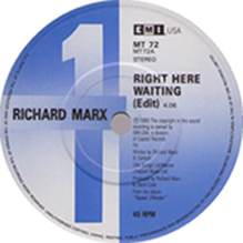 리처드 막스의 앨범 Right Here Waiting(1989) 