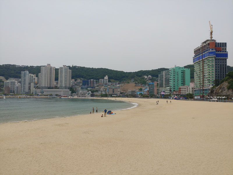 송도해수욕장 전경