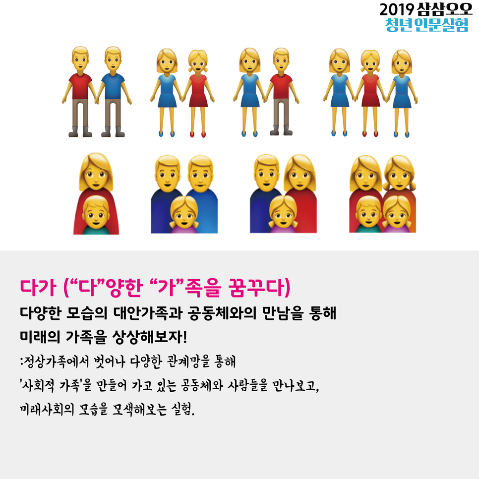 2019 삼삼오오 청년인문실험 다가(