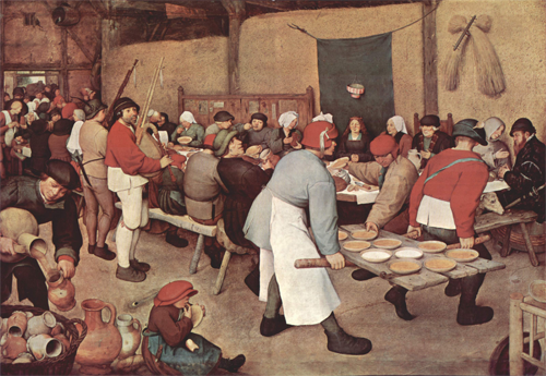 농가의 혼례, 피터 브뤼겔, 1568