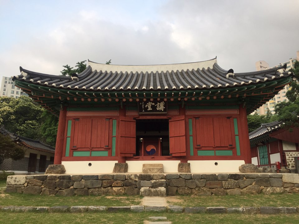 경기도 용인에 위치한 심곡서원의 전경