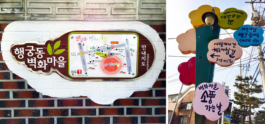 지도와 알림판 