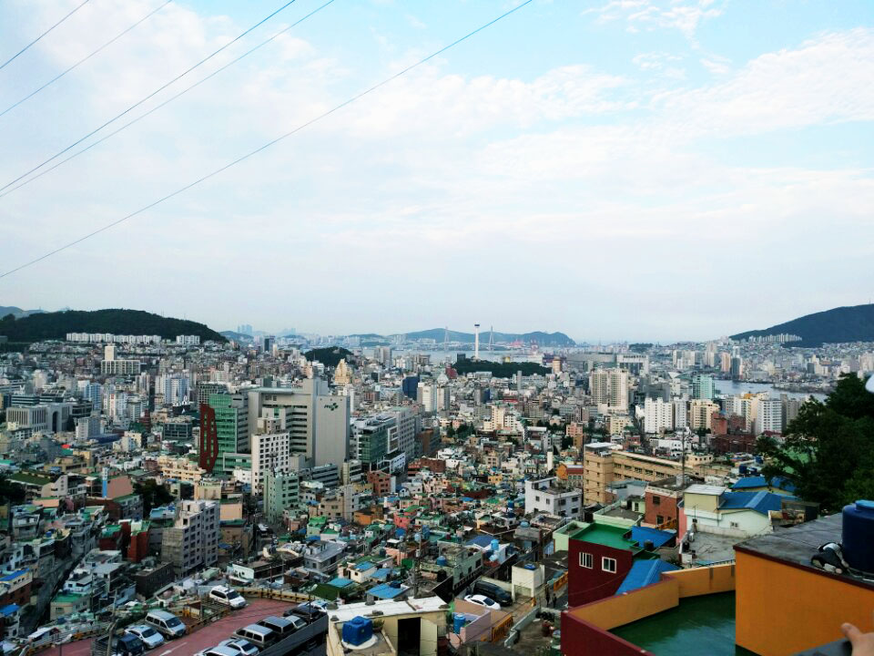 하늘전망대에서 바라본 부산