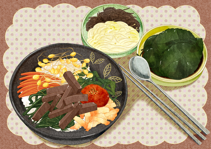 비빔밥 한상차림