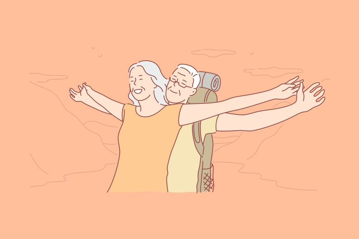 자유로운 노부부