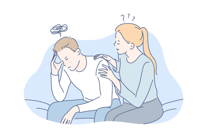 위로하는 청년들